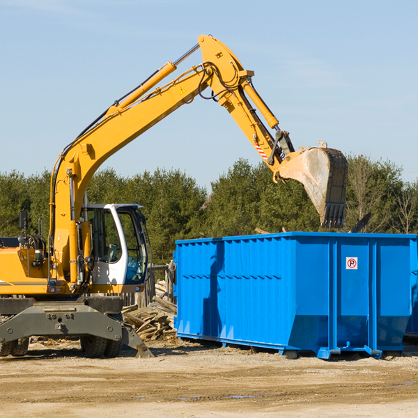 can i choose the location where the residential dumpster will be placed in Platte City Missouri